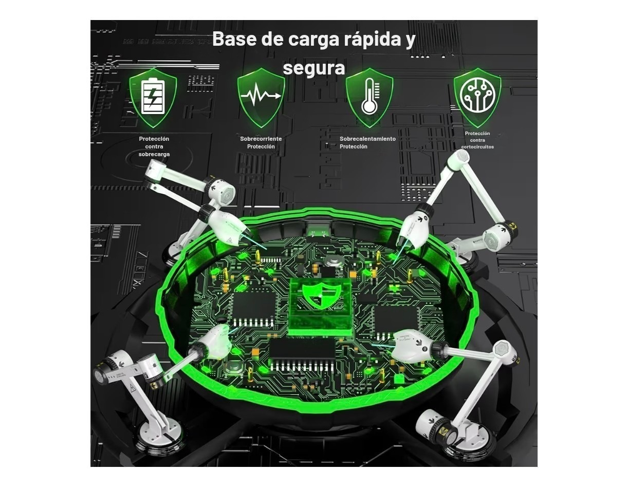 4×2000mAh Pilas Recargables Xbox con Estación de Cargador Rápido y Luz LED,Batería Recargable Compatible con Xbox One/Xbox Series X|S Xbox One S/Xbox One X/Xbox One Elite