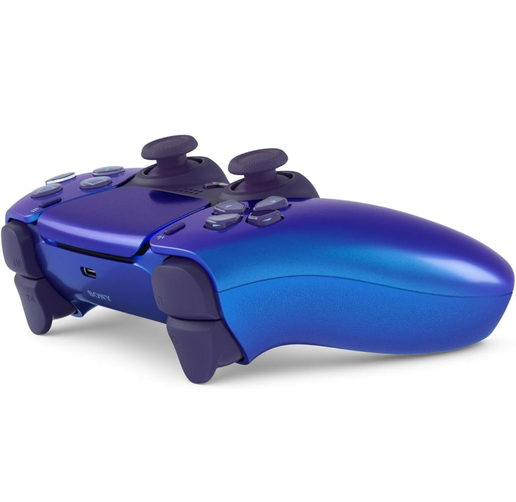 “Control inalámbrico DualSense Chroma Indigo para PS5 – Siente el juego, domina el universo
