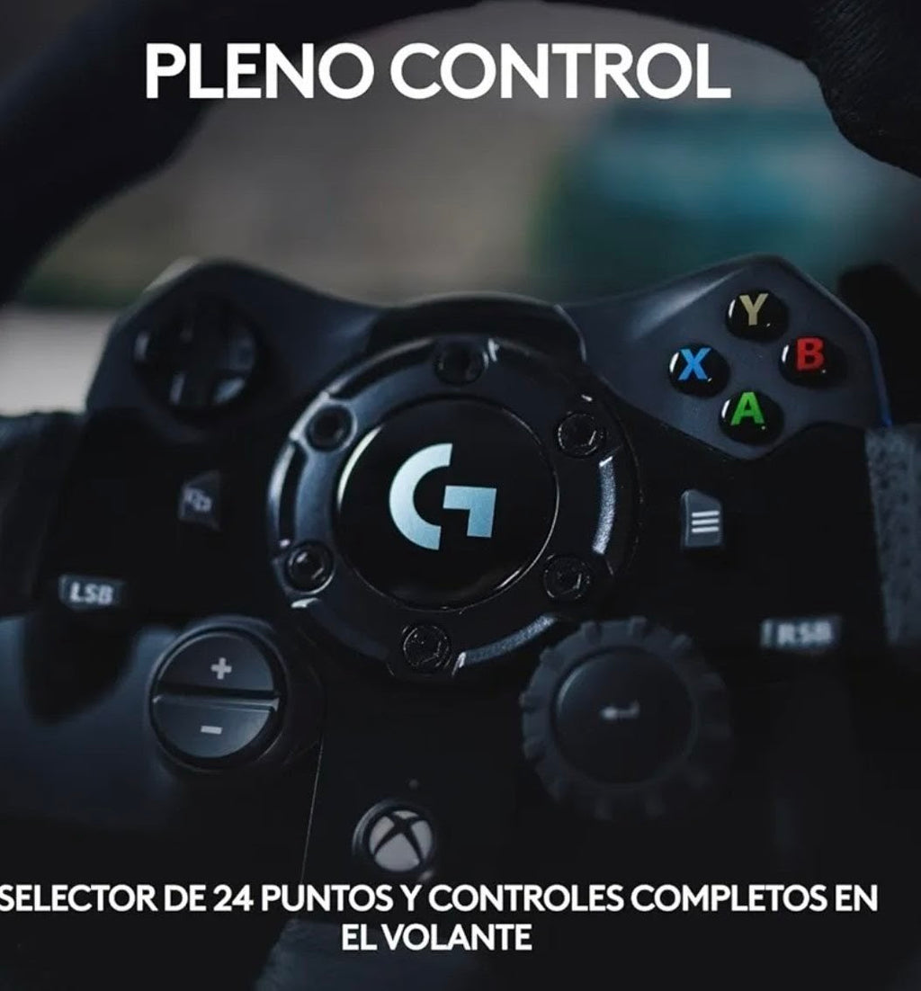 Domina la pista: Gira, derrapa y conquista con el Logitech G923 TRUEFORCE”