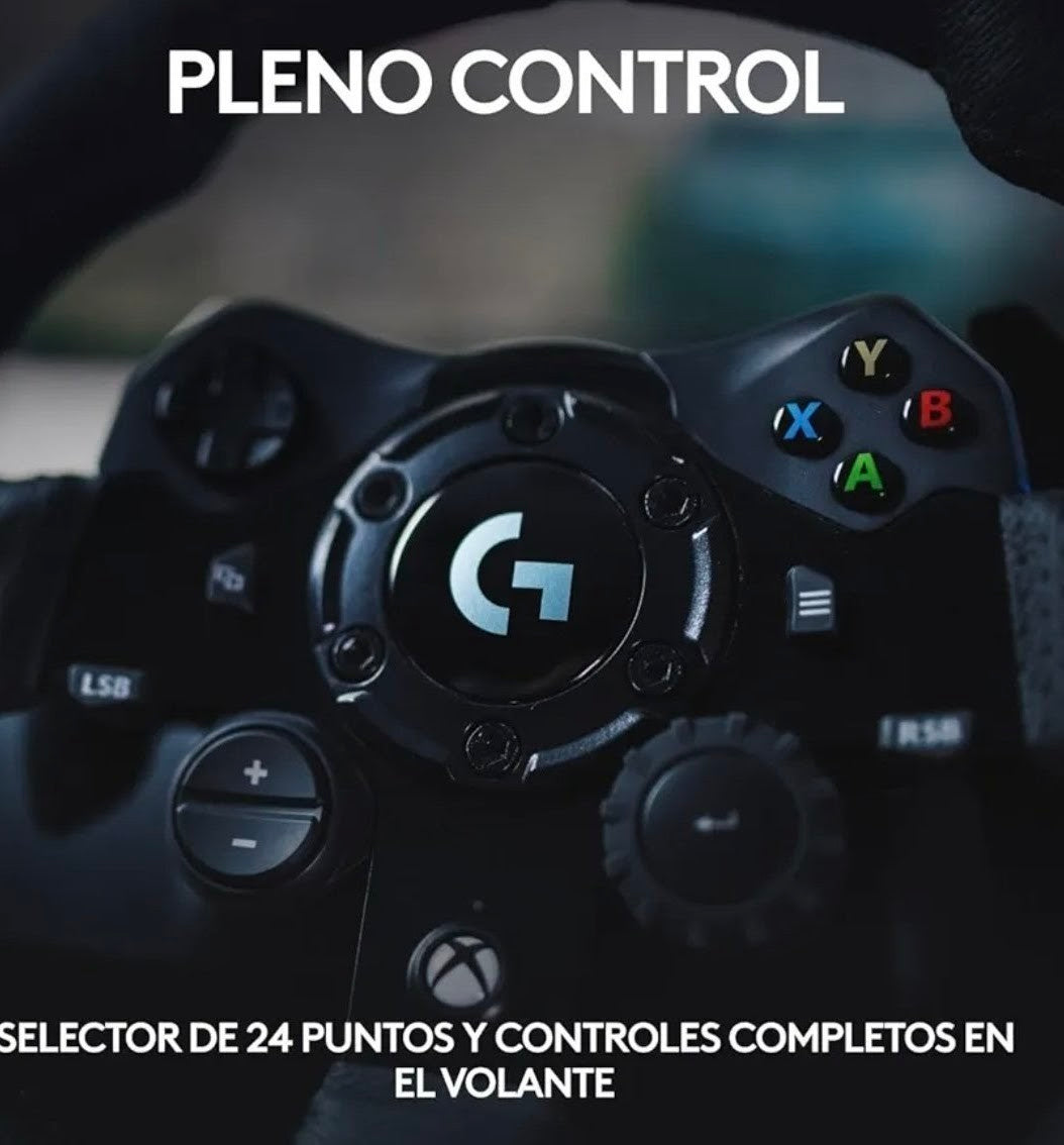 Domina la pista: Gira, derrapa y conquista con el Logitech G923 TRUEFORCE”