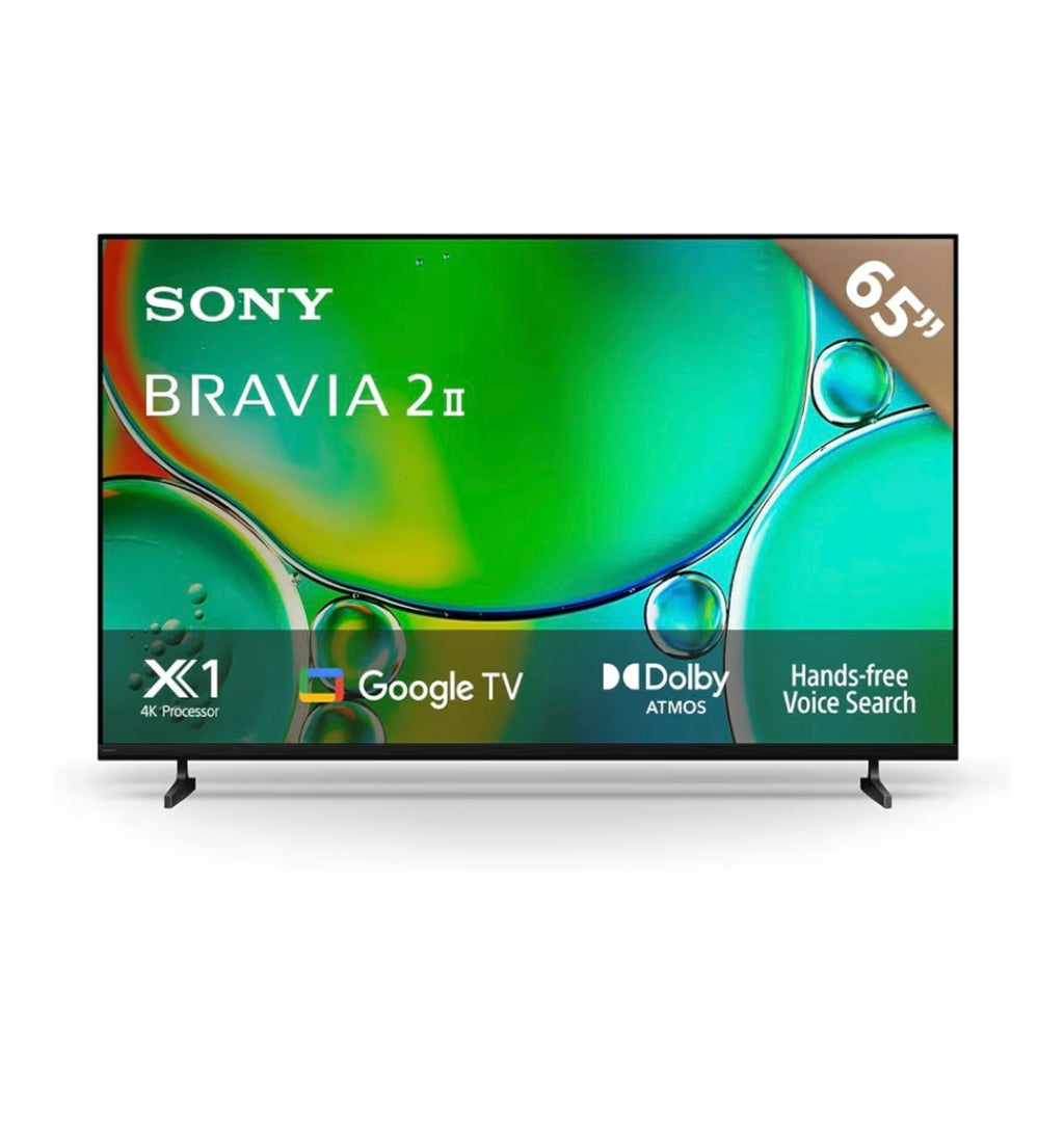 “Pantalla 65″ LED 4K HDR + Google TV — vive cada juego y película con detalle absoluto”
