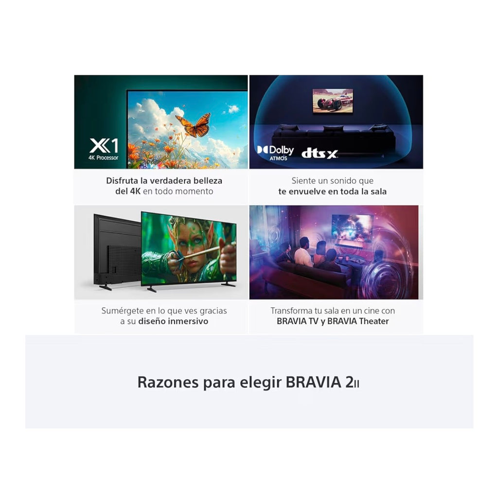 “Pantalla 65″ LED 4K HDR + Google TV — vive cada juego y película con detalle absoluto”