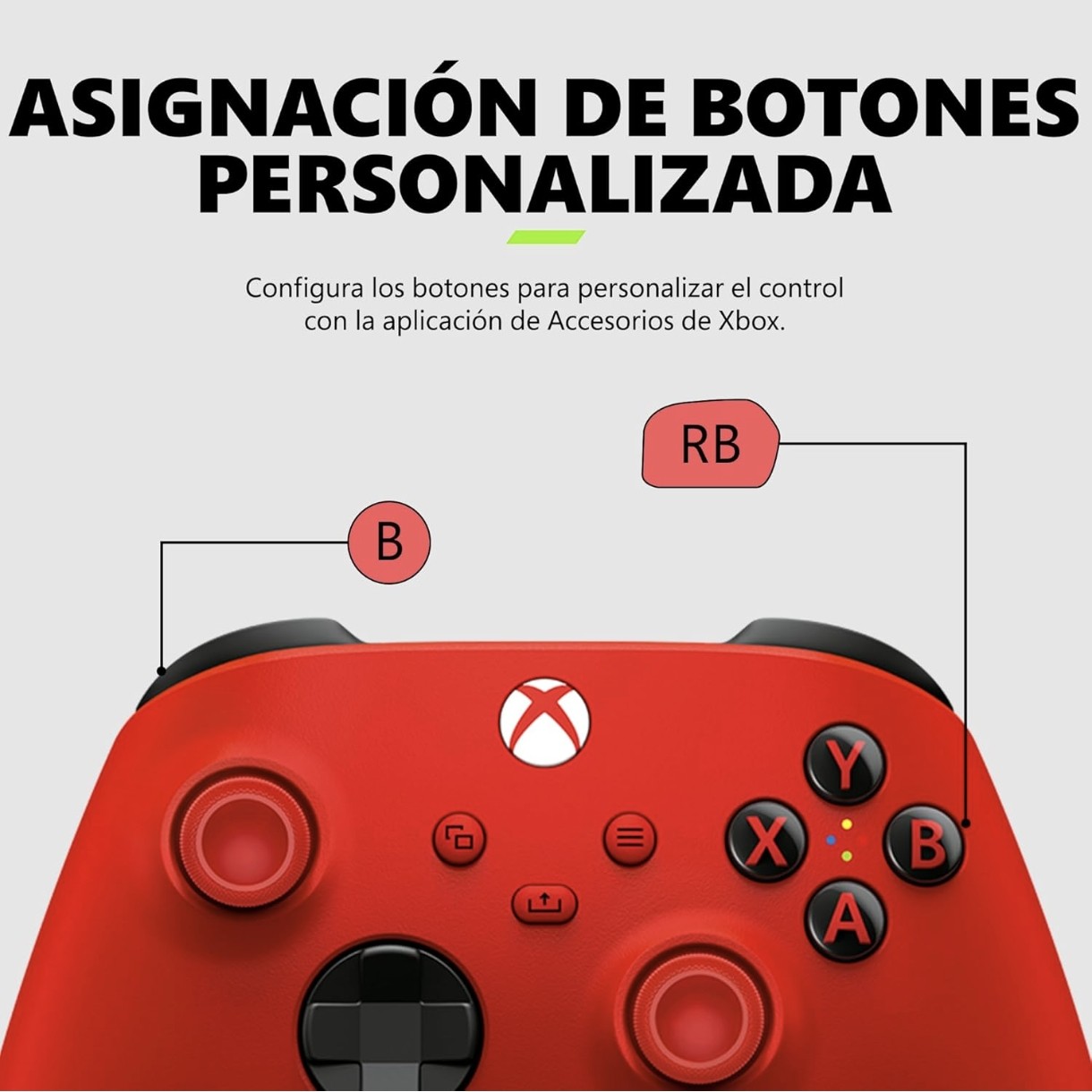 🎮 Control Inalámbrico Xbox Series X|S – Pulse Red