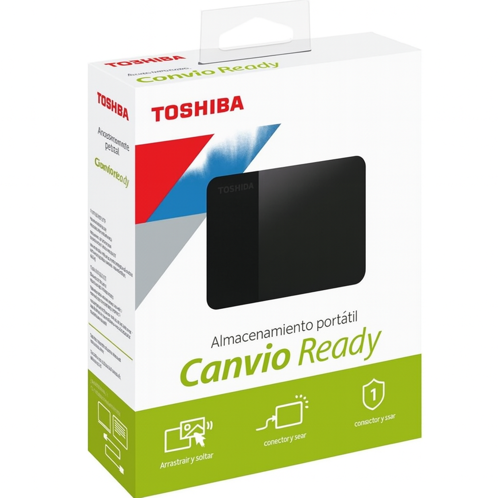 Toshiba Canvio Ready 1TB — Almacenamiento portátil confiable y listo para usar
